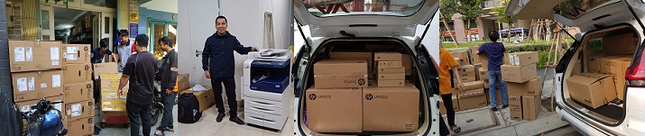 Giao máy vi tính laptop máy photocopy tận nơi miễn phí