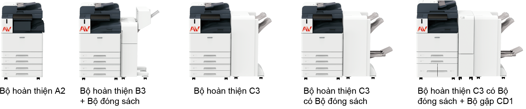 máy photocopy màu Fuji Xerox, ApeosPort-VII C7773, C6673, C5573, C4473, C3373, C2273, photocopy A3 tốc độ cao, in scan copy màu