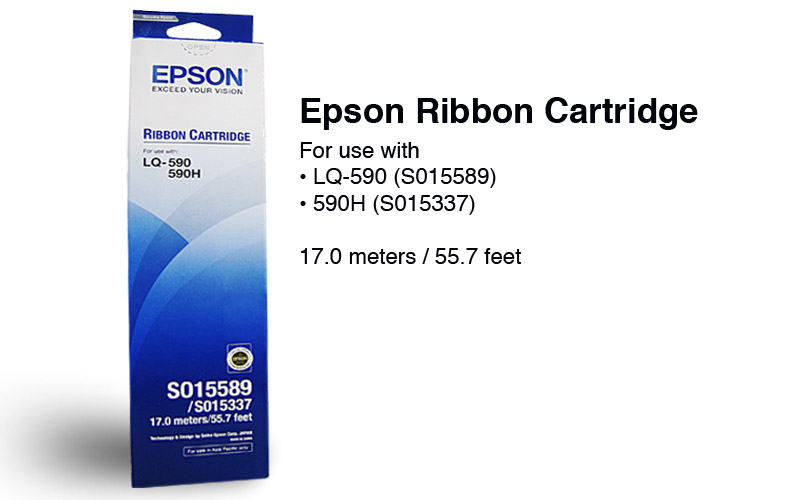 Ribbon Cartridge Epson LQ590 Chính Hãng C13S015589
