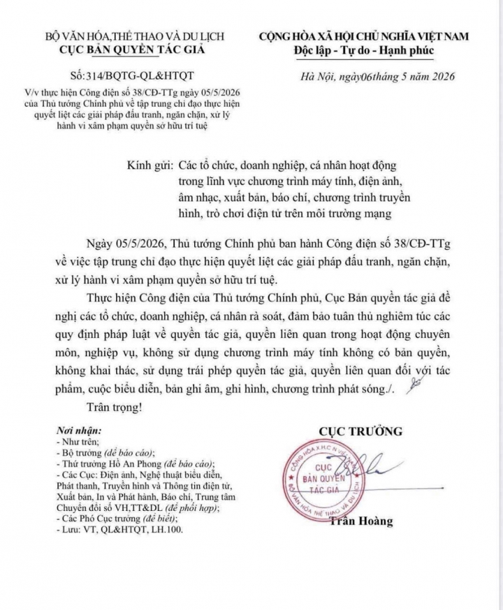 Doanh Nghiệp, Cá Nhân Bị Cấm Dùng Phần Mềm Lậu