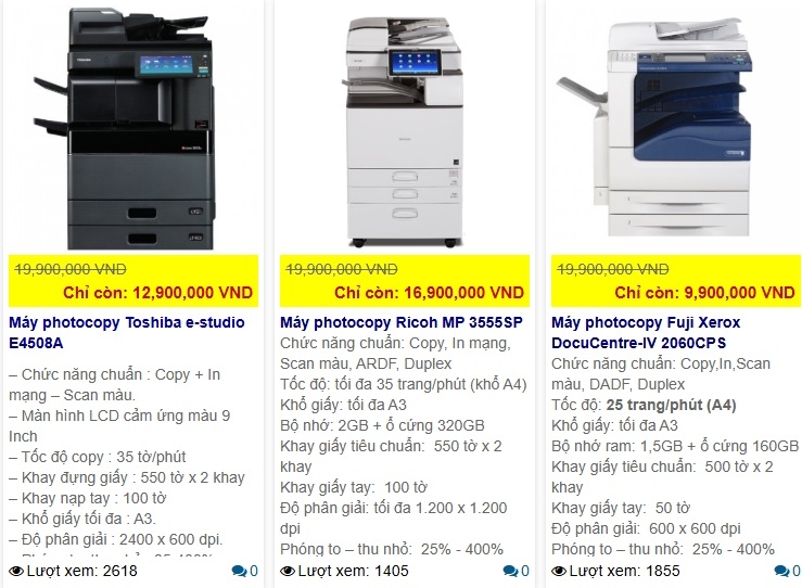 Top 10 Máy Photocopy Đen Trắng Đáng Mua Nhất 2025 – Chính Hãng, Giá Tốt, Giao Hàng Tận Nơi Miễn Phí