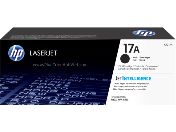 Mực in HP 17A Black Original LaserJet Toner Cartridge (CF217A)