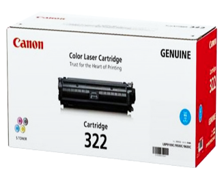 Mực hộp máy in laser Canon 322BK - Dùng cho LBP 9100Cdn , LBP 9500C , LBP 9600C