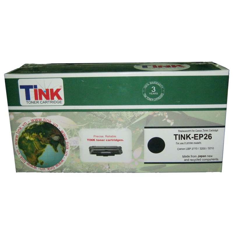 Tink EP26 (Mực Canon EP26) - Mực in laser (Đen)