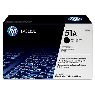 Hộp Mực in Hp 51A laser Q7551A Cartrigde - dùng cho máy in HP LaserJet P3005/M3035/ M3027 MFP printe