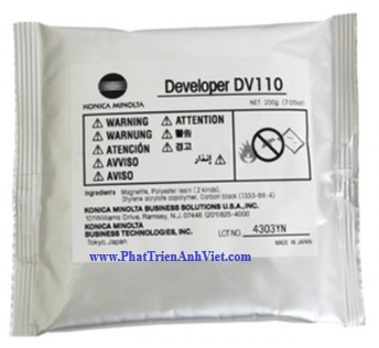 8936488 Bột Từ Konica Minolta DV110 Chính Hãng – In 100.000 Trang Cho Bizhub 36/42/223/283/363/423