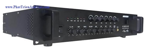 Amply Analog 120W HIKVISION DS-QAE0A120G1-VB6 Hỗ Trợ Bluetooth & 6 Zones