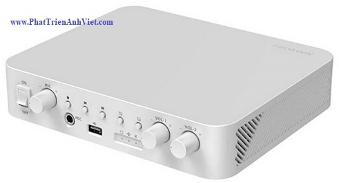 Amply Mạng 80W 2-Zone HIKVISION DS-QAE1A80G1-VB Chính Hãng