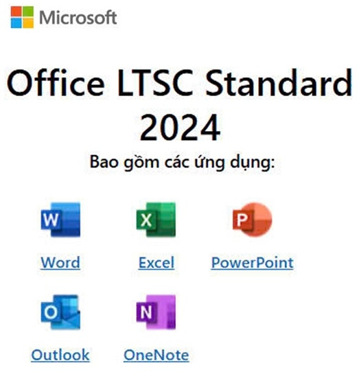 Bản Quyền Phần Mềm Microsoft Office LTSC Standard 2024 Giá Rẻ