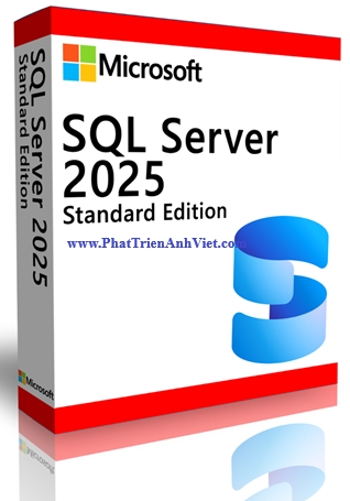 Bản Quyền Phần mềm Microsoft SQL Server 2025 Standard edition Perpetual 1 Server License