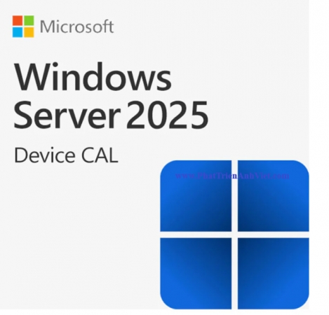 Bản Quyền Phần Mềm Microsoft Windows Server 2025 - 1 Device CAL Chính Hãng