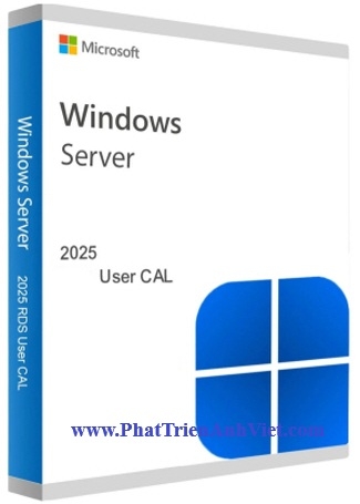Bản Quyền Phần mềm Microsoft Windows Server 2025 - 1 User CAL Chính Hãng