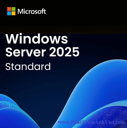 Bản Quyền Phần Mềm Microsoft Windows Server Standard 2025 16 Core EP2-25187 64Bit English 1pk DSP OEI DVD Giá Rẻ