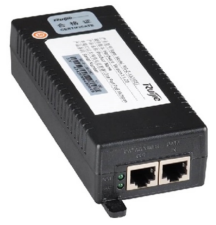 Bộ Cấp Nguồn PoE 30W Ruijie RG-E-130(GE) – Chuẩn PoE+ IEEE 802.3at