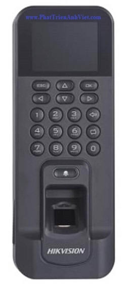 Bộ Kiểm Soát Ra Vào HIKVISION DS-K1T804AMF – Vân Tay & Thẻ, 3.000 Người, Wifi, Màn Hình 2.4 Inch
