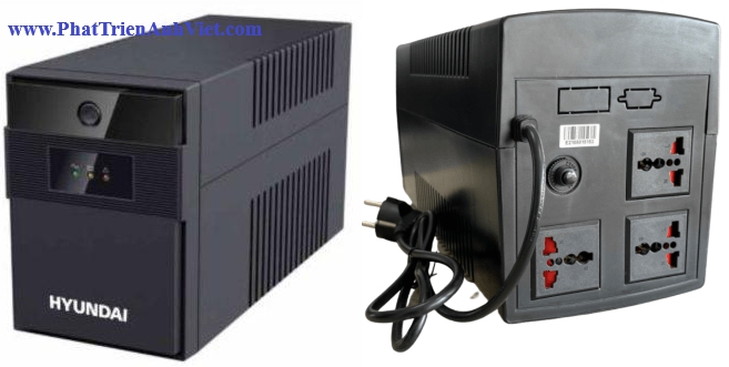 Bộ Lưu Điện UPS Offline Hyundai HD-1050VA 630W | Chính Hãng, Bảo Hành 2 Năm