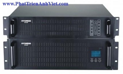 Bộ Lưu Điện UPS Rack Online 6KVA Hyundai HD-6KRi Pin Ngoài | Chính Hãng, 3U