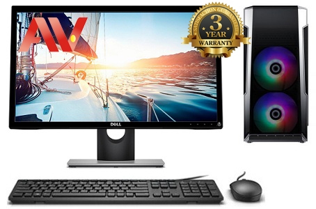 Bộ máy vi tính để bàn Desktop PC VIP Intel Core i7 9700 Ram 8GB SSD 240GB HDD 1000GB Màn Hình Dell SE2417HG