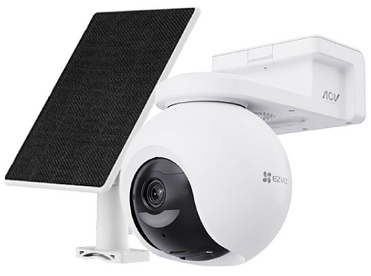 Camera EZVIZ CS-HB8/SP 4K (8MP) Pro Pin Sạc + Tấm Năng Lượng Mặt Trời – Giám Sát Ngoài Trời Không Cần Điện