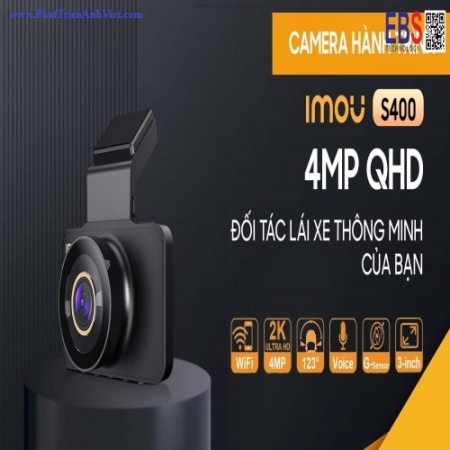 Camera Hành Trình IMOU S400 4MP 2K, Màn Hình 3