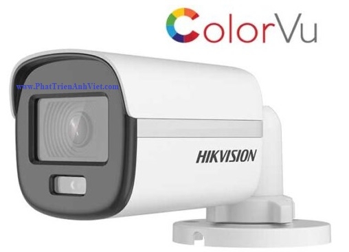 Camera HDTVI ColorVu 2.0MP thân trụ HIKVISION DS-2CE12DF0T-F