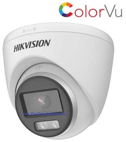 Camera HDTVI ColorVu 2MP bán cầu HIKVISION DS-2CE72DF0T-F