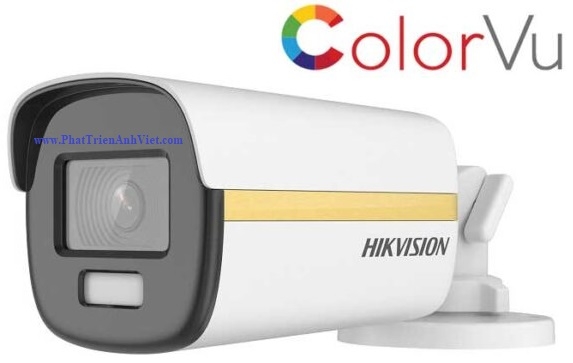 Camera HDTVI ColorVu 2MP HIKVISION DS-2CE12DF3T-FS