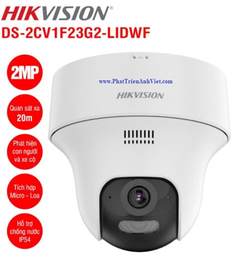 Camera Hikvision DS-2CV1F23G2-LIDWF 2MP Wifi 6 PT IP54