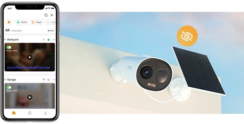 Camera Wifi Dùng Pin IMOU IPC-K9DCP-3T0WE CELL 3C 3MP IP66 H.265 Đàm Thoại 2 Chiều