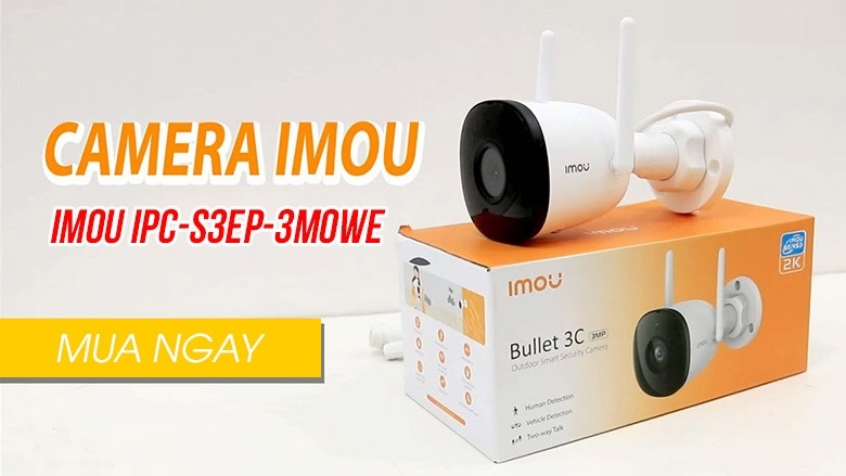 Camera Wifi Ngoài Trời 3MP IMOU IPC-S3EP-3M0WE – Full Color 30m, Wi-Fi 6, IP67