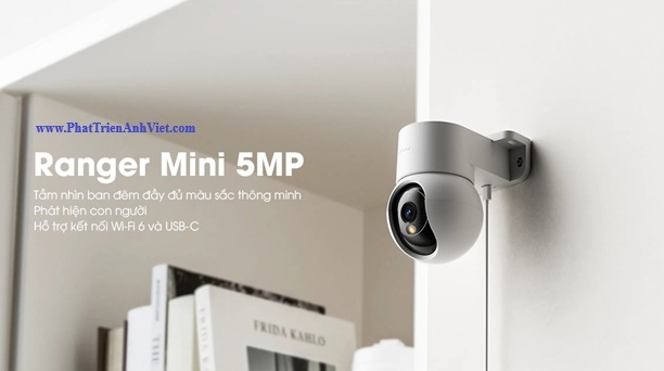 Camera Wifi Trong Nhà iMOU IPC-K2MP-5H1WE Ranger Mini 5MP Quay Quét 355° Wi-Fi 6