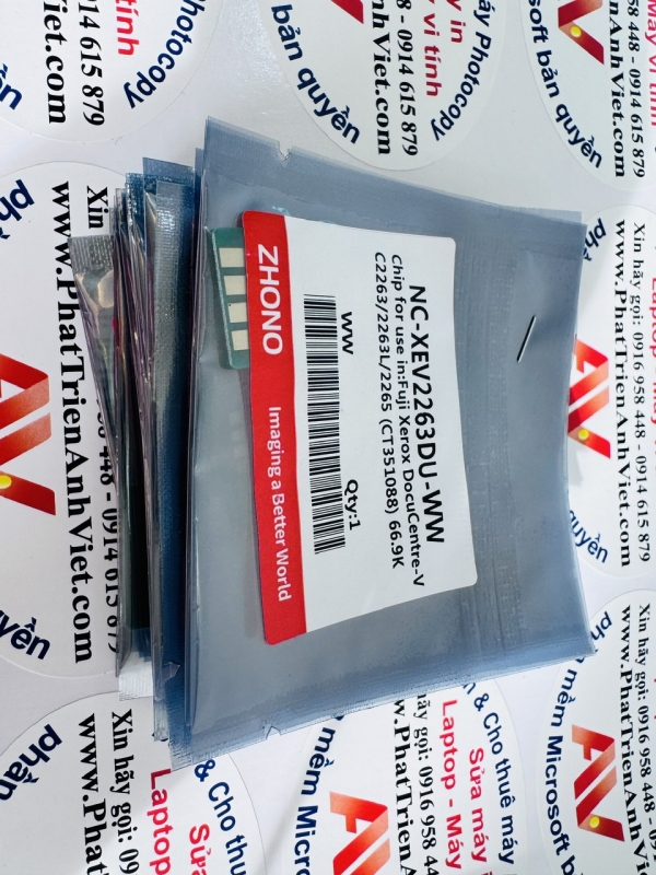Chíp Drum reset tự động Fuji Xerox DocuCentre-V C2263 C2263L C2265 ApeosPort C3060 C2060 C2560 CT351088 NC-XEV2263DU-WW