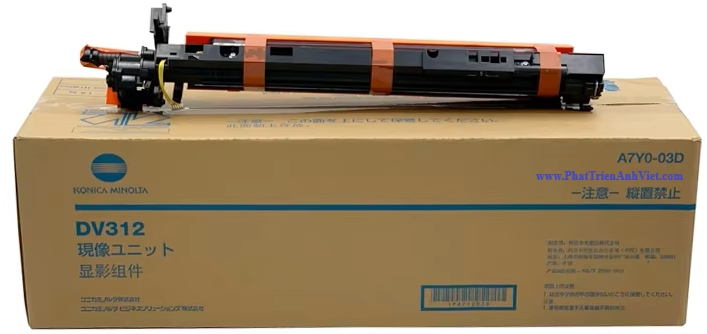 Cụm Từ Developer Konica Minolta DV312 A7Y003D 590.000 Trang Cho Bizhub 227 287 367 7522 7528