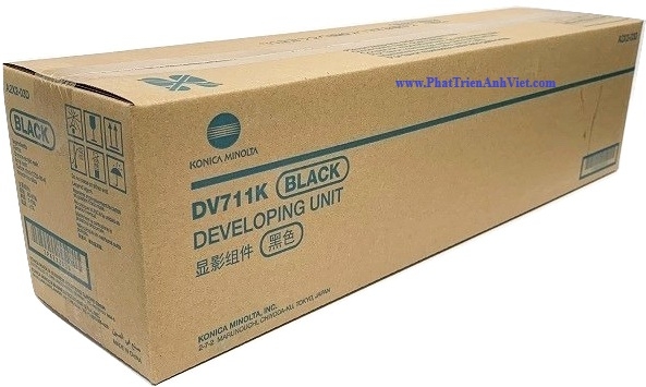 Cụm từ Developing Unit Konica Minolta DV711K A2X203D Chính Hãng Cho Bizhub C654 C754