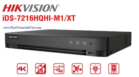 Đầu ghi 16 kênh Turbo ACUSENSE Hikvision iDS-7216HQHI-M1/XT