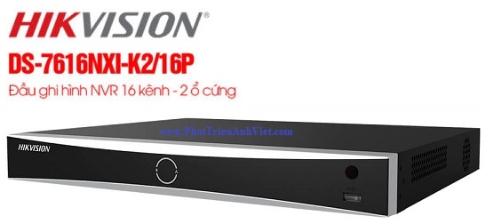 Đầu Ghi IP 16 Kênh Hikvision DS-7616NXI-K2/16P AcuSense Có PoE