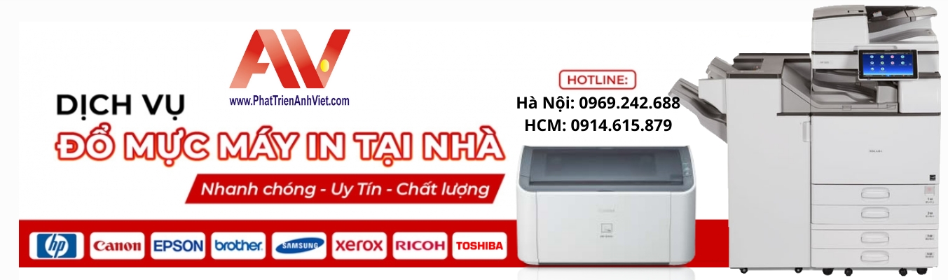Đổ mực máy in tại nhà Quận Hoàn Kiếm TP. Hà Nội