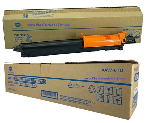 Drum Trống Konica Minolta DR316K AAV70RD DR316 AAV70TD Cho Bizhub C250i C300i C360i