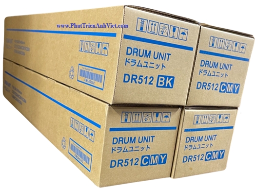 Drum Trống Konica Minolta DR512K A2XN0RD DR512CMY A2XN0TD Cho Máy bizhub C224 C284 C364 C454 C554