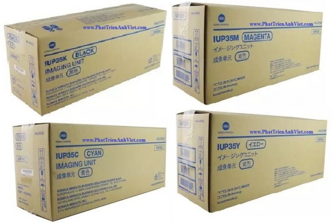 Drum Trống Konica Minolta IUP35K AAJV01D IUP35C AAJV0HD IUP35M AAJV0CD IUP35Y AAJV06D Cho Máy Bizhub C3350i/C4050i