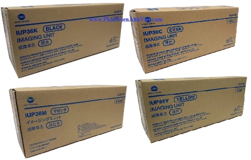 Drum Trống Konica Minolta IUP36K AAJV01E IUP36Y AAJV06E IUP36M AAJV0CE IUP36C AAJV0HE Cho Máy Bizhub C3300i C3301i C3320i C4701i