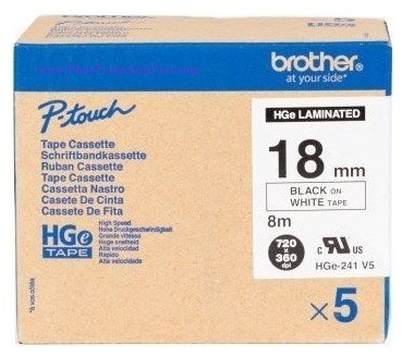 Giấy in nhãn 18mm BROTHER HGe-V5