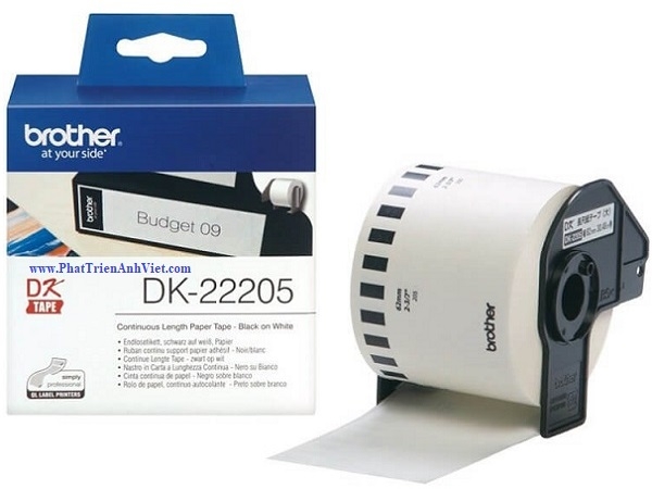 Giấy in nhãn Brother DK-22205