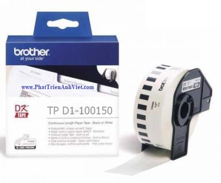 Giấy in nhãn Brother TP D1-100150