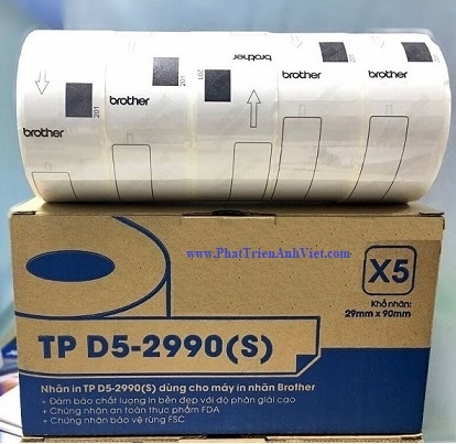 Giấy in nhãn Brother TP D5-2990(S)