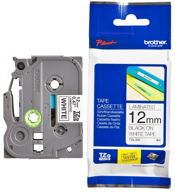 Giấy in nhãn Brother TZe-231