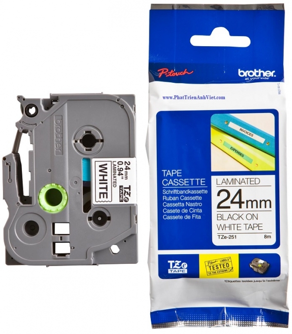 Giấy in nhãn Brother TZe-251
