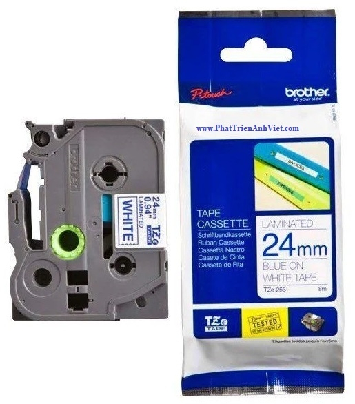 Giấy in nhãn Brother TZe-253