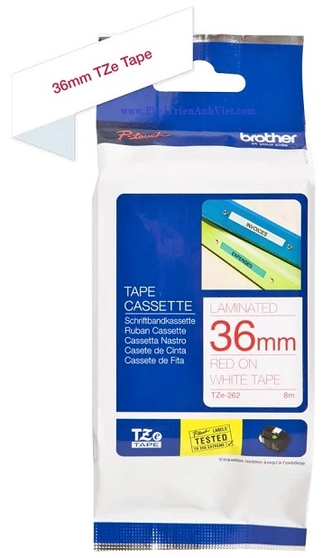 Giấy in nhãn Brother TZe-262