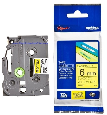 Giấy in nhãn Brother TZe-611